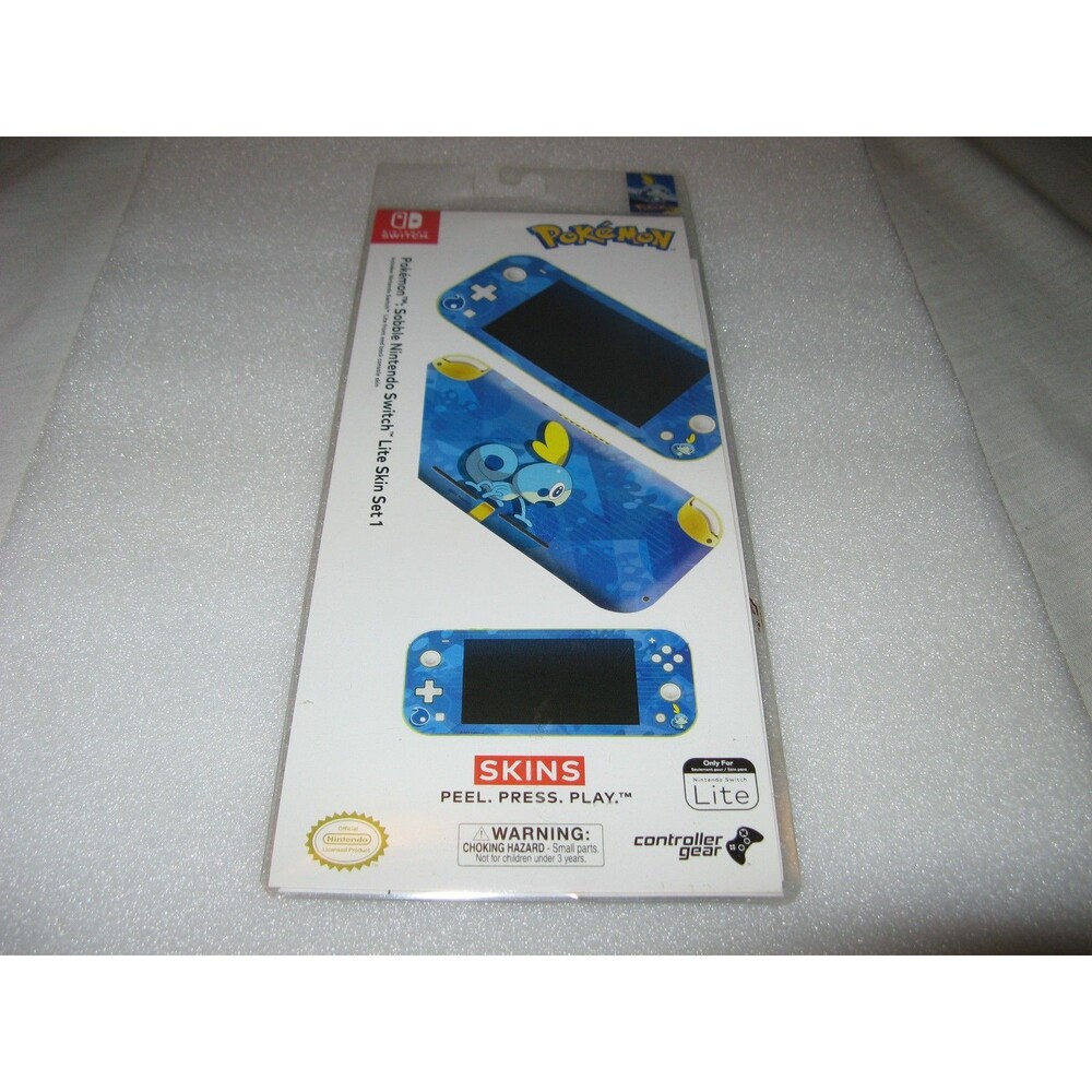 Pokemon SOBBLE Nintendo Switch Lite Skin Set 1 Blue Brand NEW